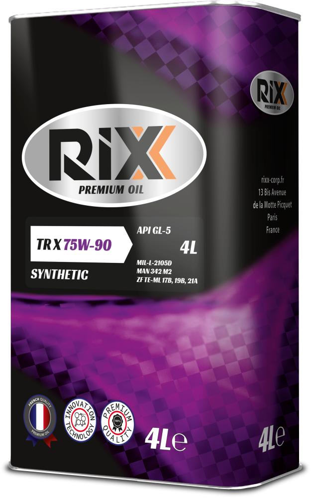 Трансмиссионное масло RIXX TR X 75W-90 GL-5 – 4