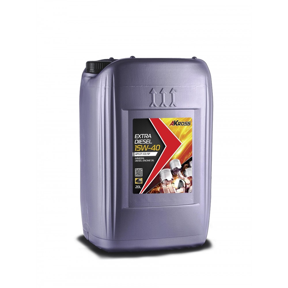 Моторное масло AKross 15W-40 Extra Diesel СF/CD/SF 20 л (дизель)