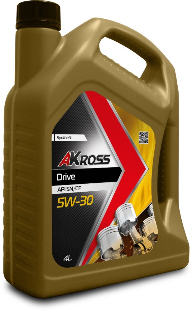 Моторное масло AKross 5W-30 DRIVE SN/CF 4л