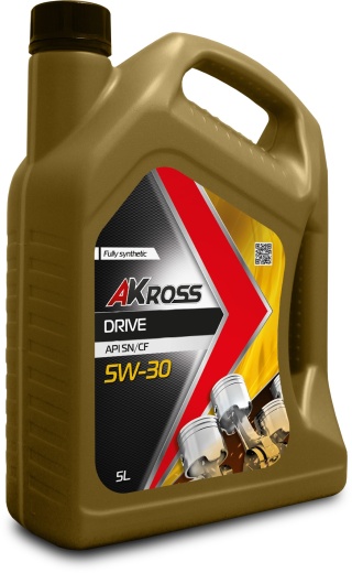 Моторное масло AKross 5W-30 DRIVE SN/CF 5л