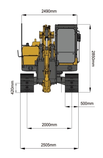 Гусеничный экскаватор Weheavy WE150E2